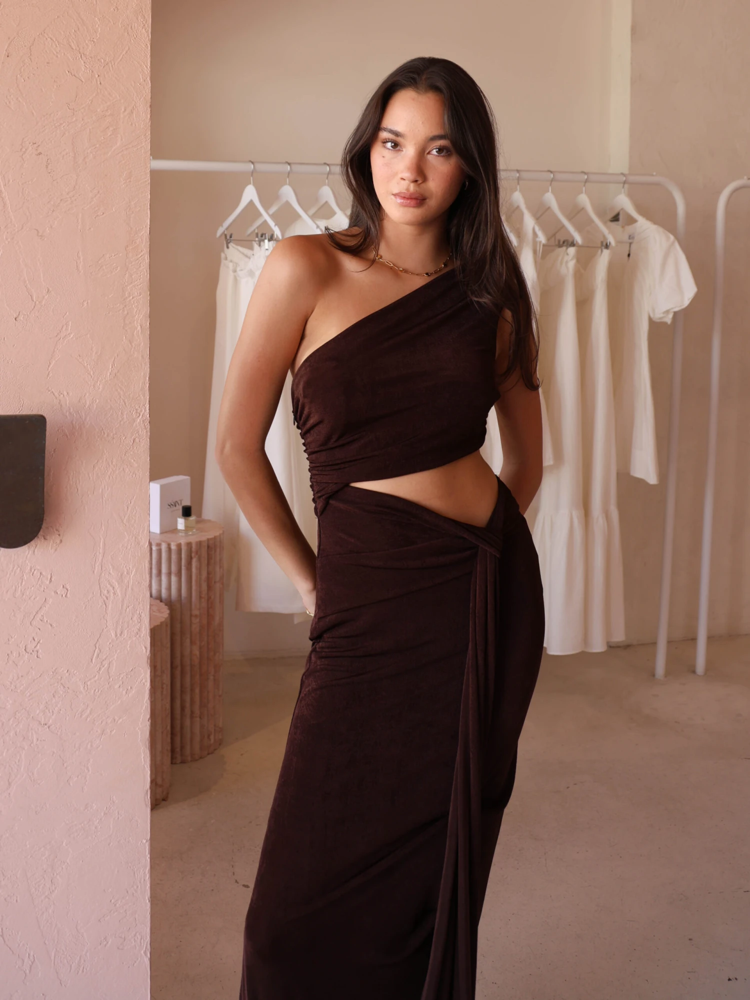 Tojha Viola Dress In Chocolate 7 Tojha Viola Dress In Chocolate - Image 5