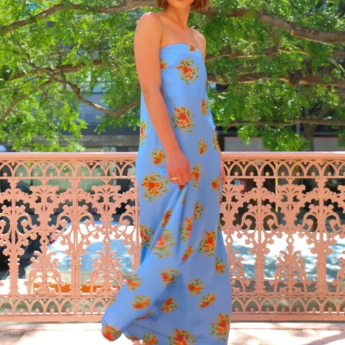 Aston Studio Lucie Dress In Pool Bouquet -Chic Wear Store 0W1A0338 81e2e85d 55dc 4d0c 9b6c 9d1829c0439c scaled