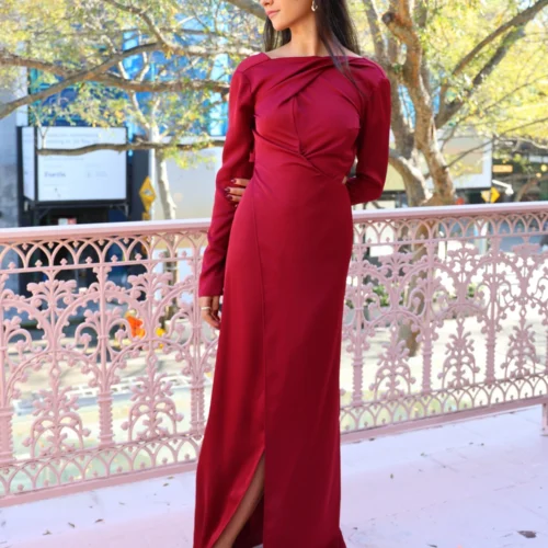 One Fell Swoop Ritual Maxi In Black Cherry -Chic Wear Store 0W1A0389 scaled