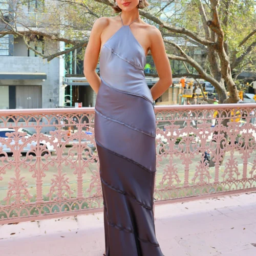 Significant Other Murphy Maxi Dress In Greyscale -Chic Wear Store 0W1A0747