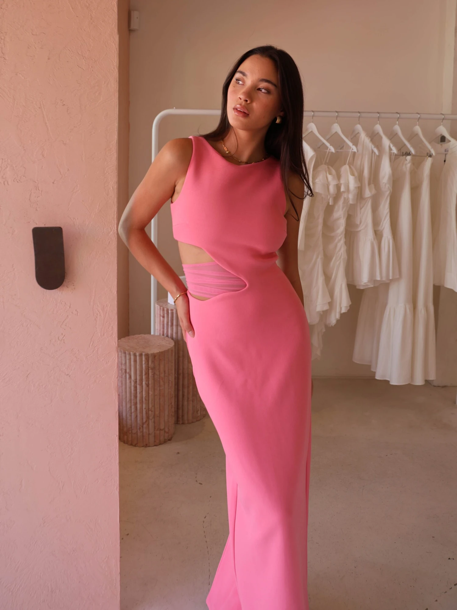 Tojha Valentina Dress In Rouge Pink 8 Tojha Valentina Dress In Rouge Pink - Image 6