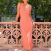 Issy Halter Lace Maxi Dress In Pink -Chic Wear Store 0W1A1541 d0127658 ad37 4892 8a3b 3e186a864c96 scaled