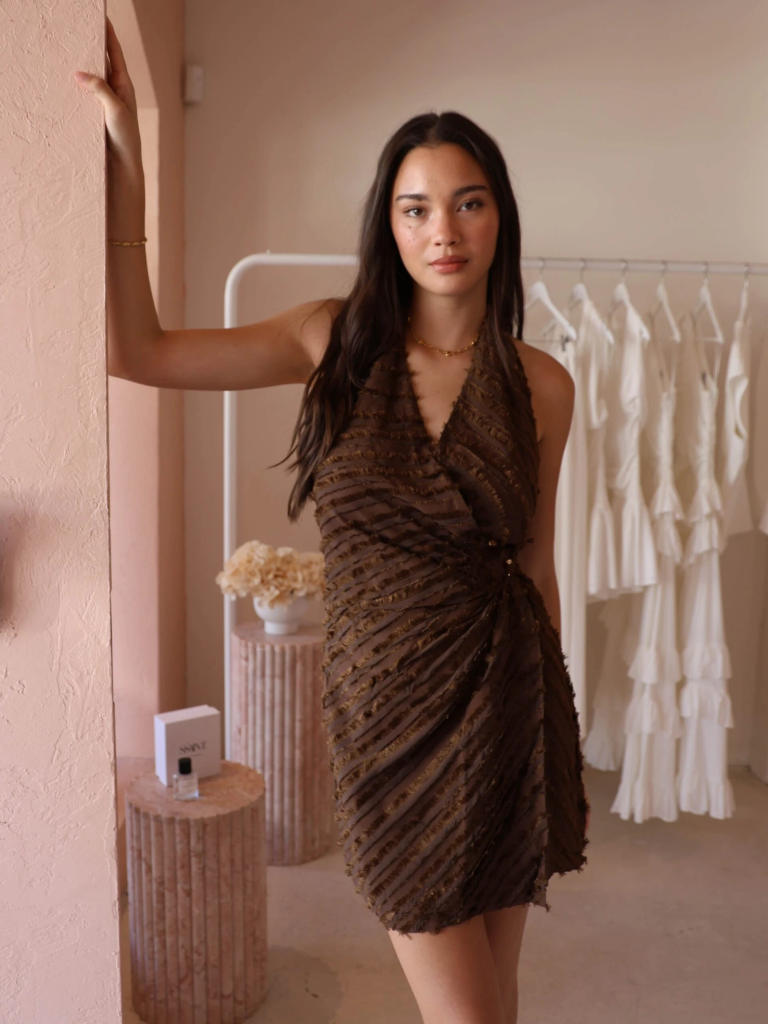Roame Wynona Dress In Mocha 10 Roame Wynona Dress In Mocha - Image 8