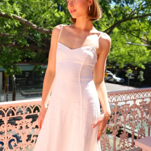 Hansen & Gretel Pepper Maxi Dress In Ivory -Chic Wear Store 0W1A4391