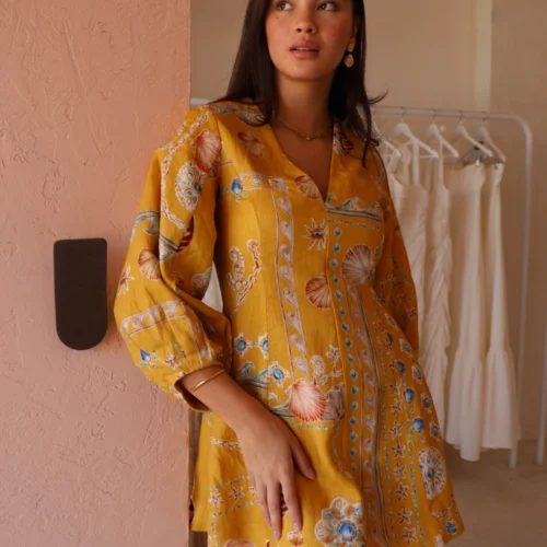 Roame Cassandra Dress In Marigold 10 Roame Cassandra Dress In Marigold -Chic Wear Store 0W1A4809 scaled