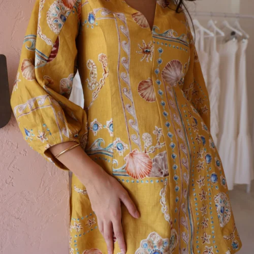 Roame Cassandra Dress In Marigold 9 Roame Cassandra Dress In Marigold -Chic Wear Store 0W1A4810 scaled