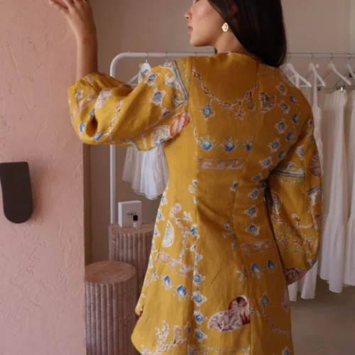 Roame Cassandra Dress In Marigold 11 Roame Cassandra Dress In Marigold -Chic Wear Store 0W1A4855 18ada172 7cc9 4fed b1f9 7e637fc86c18 scaled