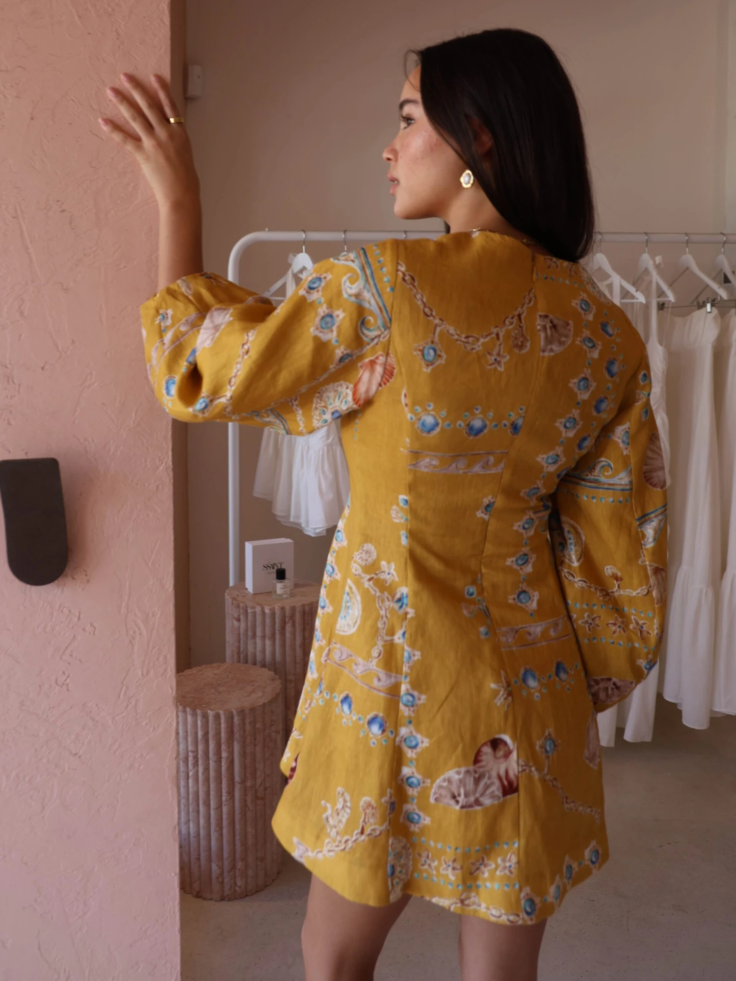 Roame Cassandra Dress In Marigold 7 Roame Cassandra Dress In Marigold - Image 5