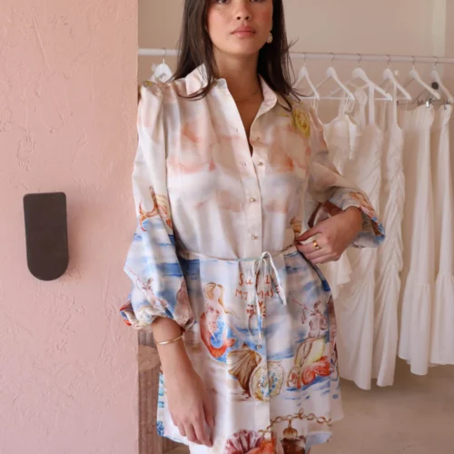 Roame Camille Dress In Oracle