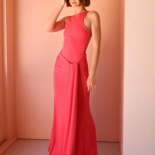 By Nicola Charli Racerback Sarong Dress In Punch 28 By Nicola Charli Racerback Sarong Dress In Punch -Chic Wear Store 0W1A5142 23acc51e e0e3 4d0d 833a 89aacbf01270 scaled