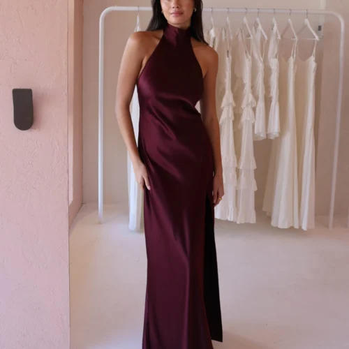 By Nicola Esme Maxi Dress In Berry -Chic Wear Store 0W1A5744 aa7bc645 5b90 45a0 9229 7ac1728e9f95 scaled