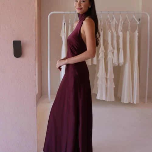 By Nicola Esme Maxi Dress In Berry -Chic Wear Store 0W1A5767 4c5e7d17 f6cf 4cbc 966c 185cdec48564 scaled