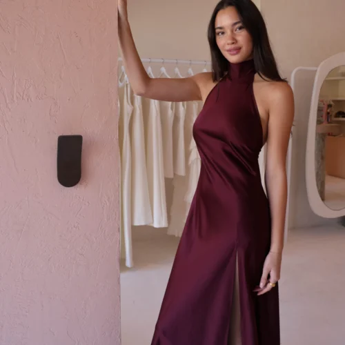 By Nicola Esme Maxi Dress In Berry -Chic Wear Store 0W1A5782 c2e03f0b bb35 49f4 b29a 203a53c09c38 scaled