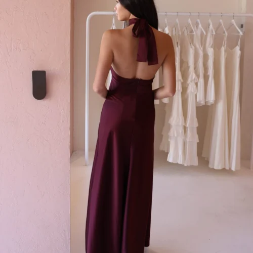 By Nicola Esme Maxi Dress In Berry -Chic Wear Store 0W1A5784 3e120695 ee81 43ad 929e 1a100377f607 scaled
