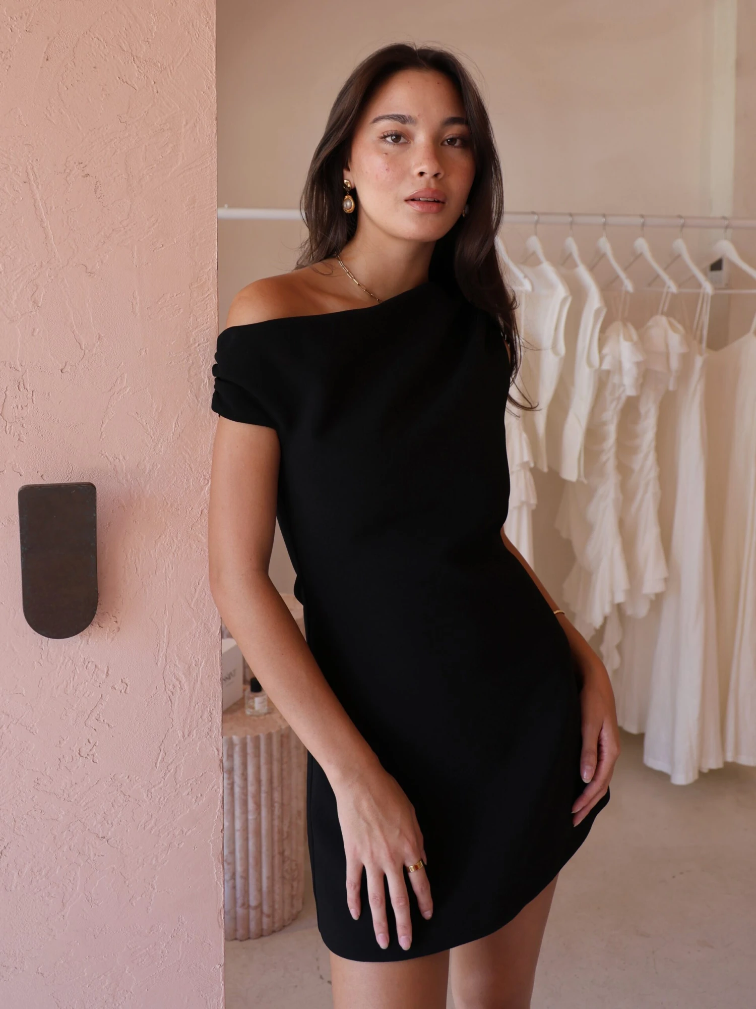 By Nicola Aurelie Mini Dress In Black 3 By Nicola Aurelie Mini Dress In Black