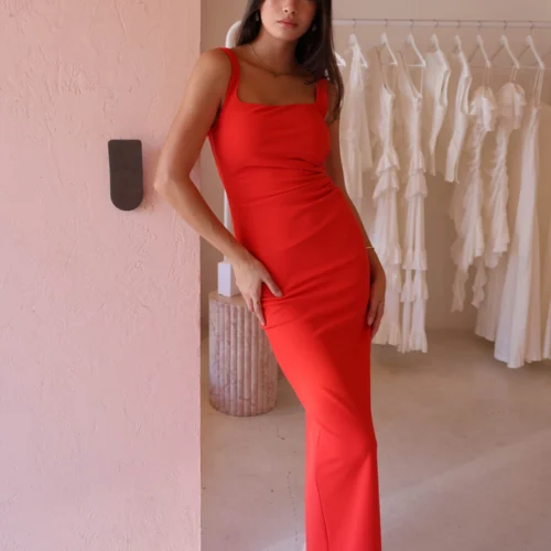 By Nicola Theo Squareneck Dress In Cherry 12 By Nicola Theo Squareneck Dress In Cherry -Chic Wear Store 0W1A5953 45c84db9 a970 4b99 9dd5 914bbfad5a41 scaled