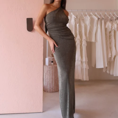 Tojha Mirai Dress In Mineral