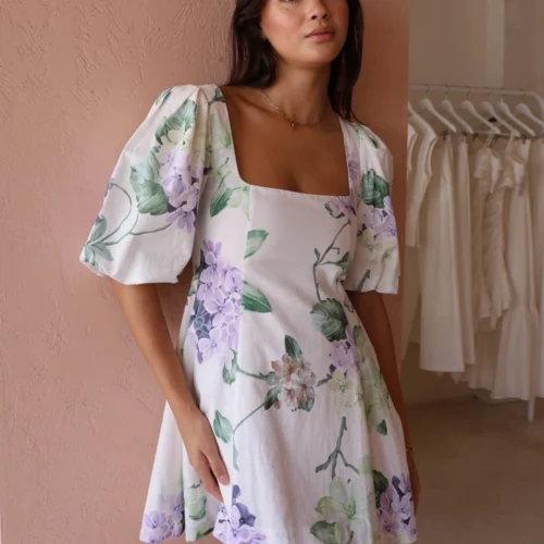 By Nicola Into The Woods Mini Dress In Garden Party -Chic Wear Store 0W1A6962 scaled