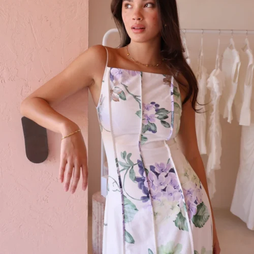 By Nicola Lagoon Maxi Dress In Garden Party -Chic Wear Store 0W1A7412 69697663 58cd 4d1a 95ed e5af7e0faa2a scaled