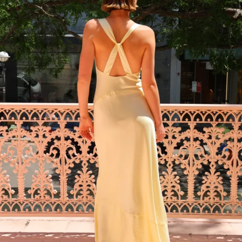 Hansen & Gretel Cameron Dress In Butter 15 Hansen & Gretel Cameron Dress In Butter -Chic Wear Store 0W1A7744 scaled