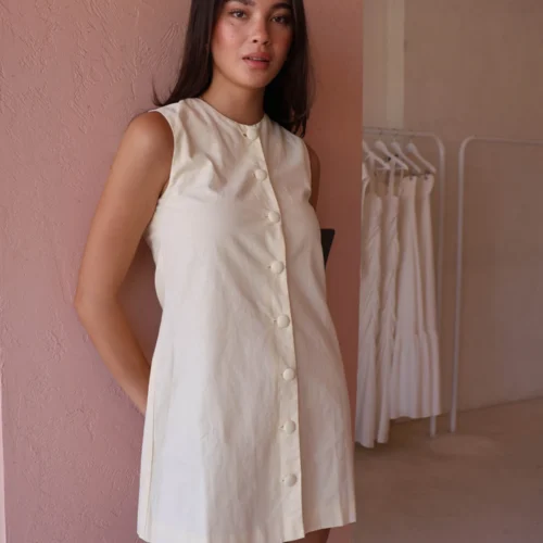 By Nicola Celine Dress In Lemon -Chic Wear Store 0W1A7868 scaled