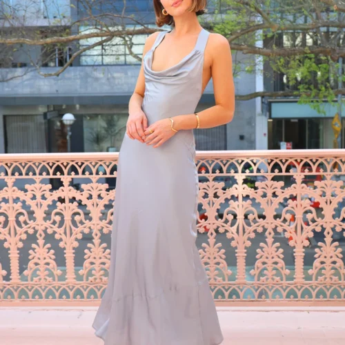 Hansen & Gretel Cameron Dress In Stone -Chic Wear Store 0W1A8088