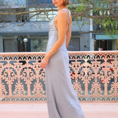 Hansen & Gretel Cameron Dress In Stone -Chic Wear Store 0W1A8119