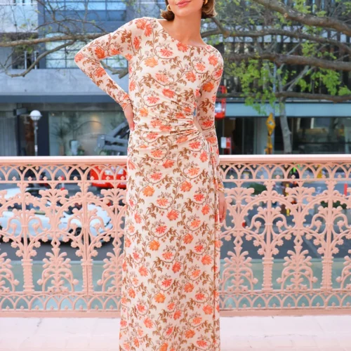 Hansen & Gretel Zee Dress In Cream Wallpaper -Chic Wear Store 0W1A8172 da4f6d04 9beb 410e 9504 0489745556c0