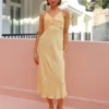 Sovere Inara Reversible Dress In Butter -Chic Wear Store 0W1A8253