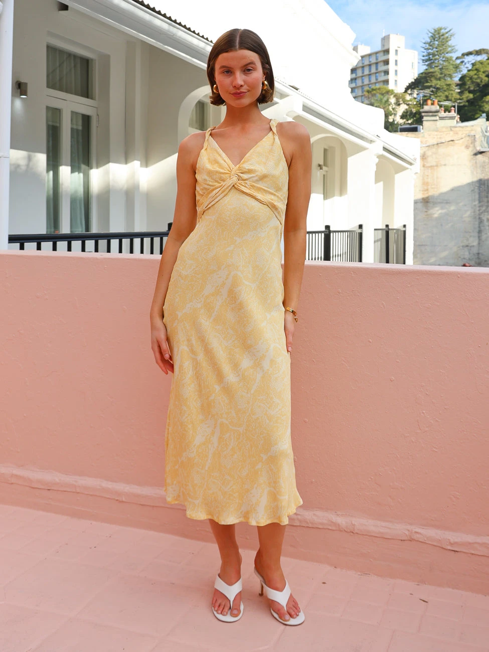 Sovere Inara Reversible Dress In Butter 3 Sovere Inara Reversible Dress In Butter