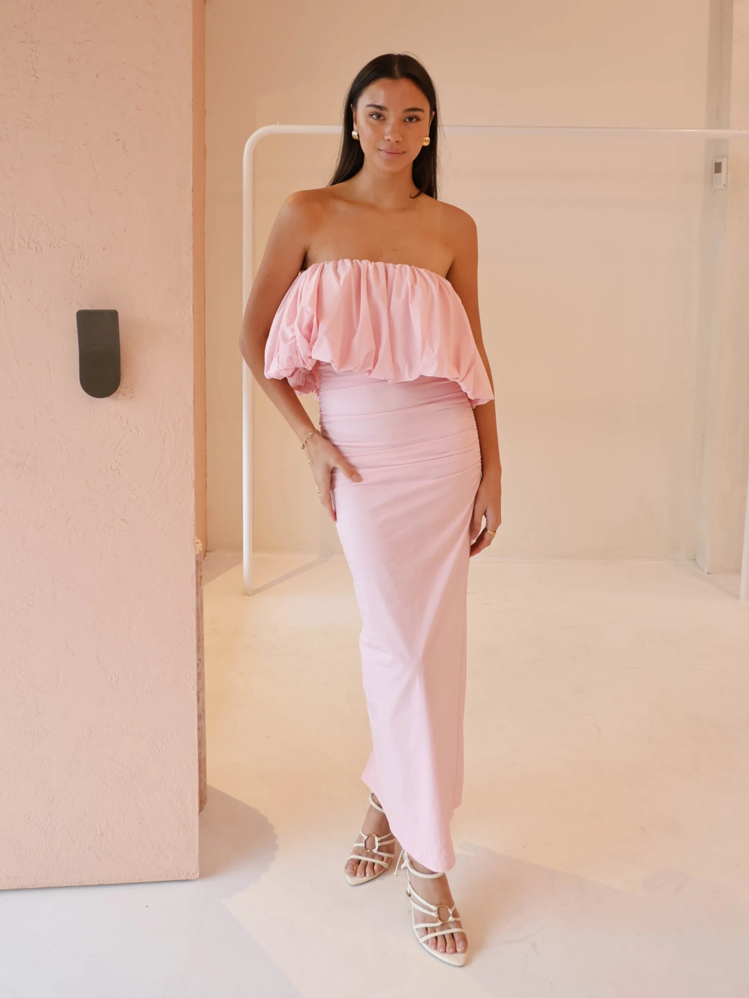By Nicola Maya Maxi Dress In Powder Pink 10 By Nicola Maya Maxi Dress In Powder Pink - Image 8