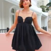 Acler Palermo Mini Dress In Black -Chic Wear Store 0W1A8499