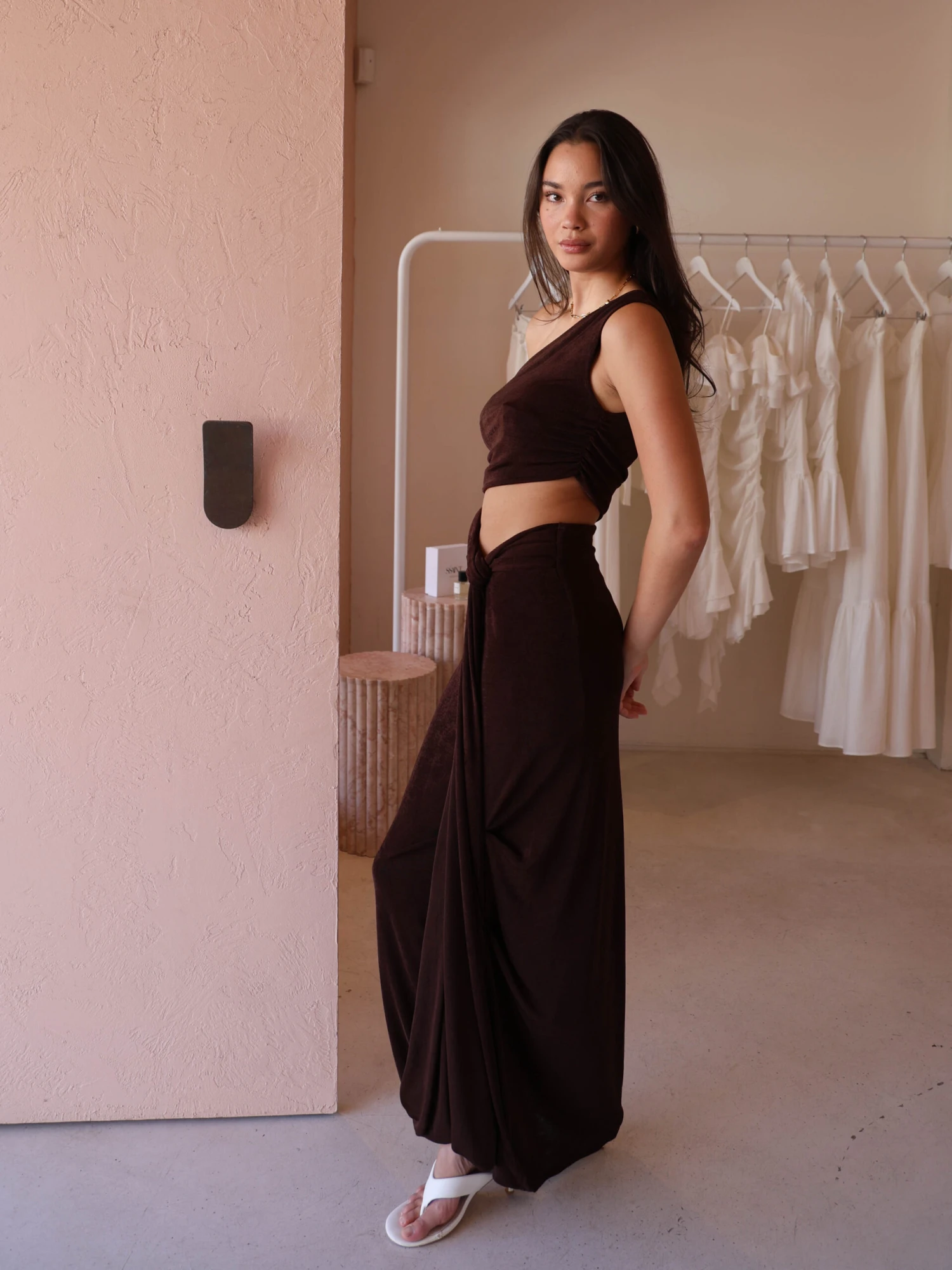 Tojha Viola Dress In Chocolate 9 Tojha Viola Dress In Chocolate - Image 7