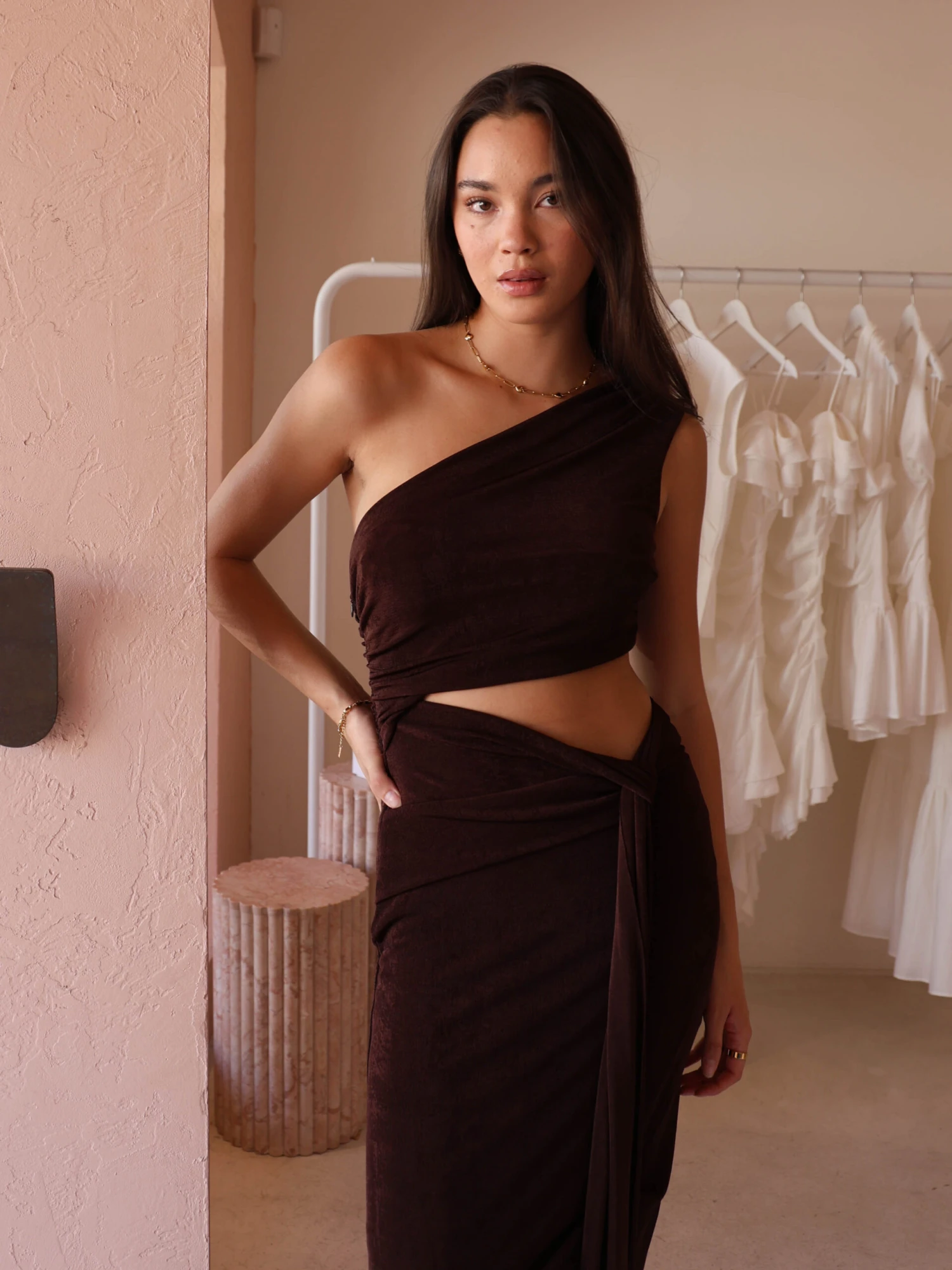 Tojha Viola Dress In Chocolate 10 Tojha Viola Dress In Chocolate - Image 8