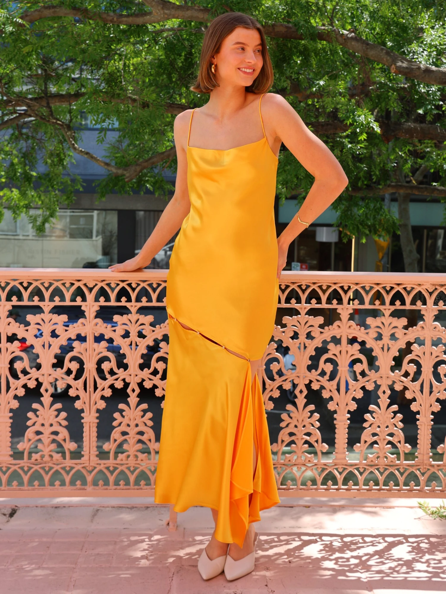 Acler Halewood Maxi Dress In Honey Gold 12 Acler Halewood Maxi Dress In Honey Gold - Image 10