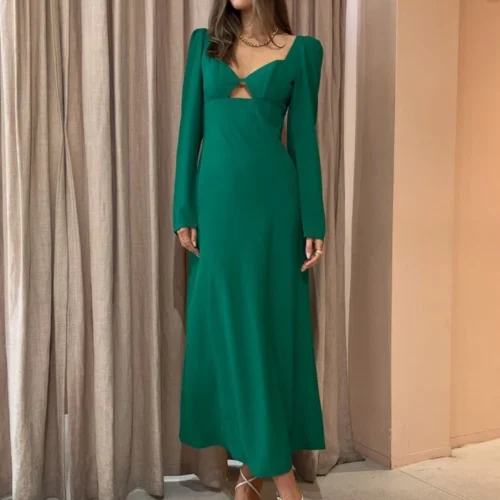 By Johnny Olivia Strap Back Maxi In Forest Green -Chic Wear Store ByJohnny Lowres May2023 63