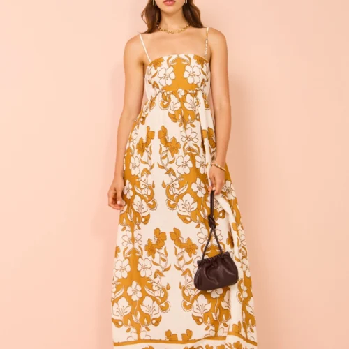 Hansen & Gretel Akacia Dress In Sunset Surf -Chic Wear Store Coco Lola Hansen Gretel AkaciaDress 2 scaled