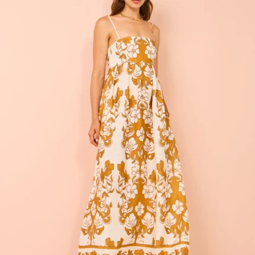 Hansen & Gretel Akacia Dress In Sunset Surf