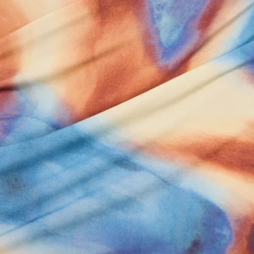 Issy One Shoulder Mini Dress In Blue Marble -Chic Wear Store Coco Lola ISSY OneShoulderMini 058