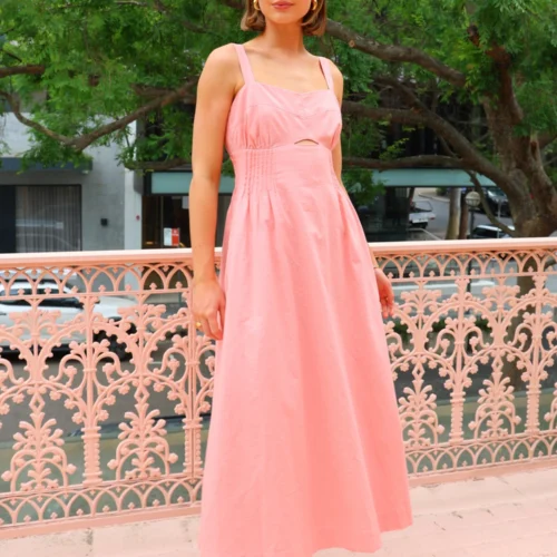 Mon Renn Sunlight Midi Dress In Blush Pink 16 Mon Renn Sunlight Midi Dress In Blush Pink -Chic Wear Store Coco Lola MonRenn SunlightMidiDress 3 scaled