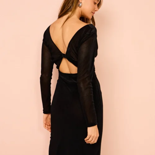 One Fell Swoop Endure Dress In Raven -Chic Wear Store Coco Lola OneFellSwoop EndureDress 128