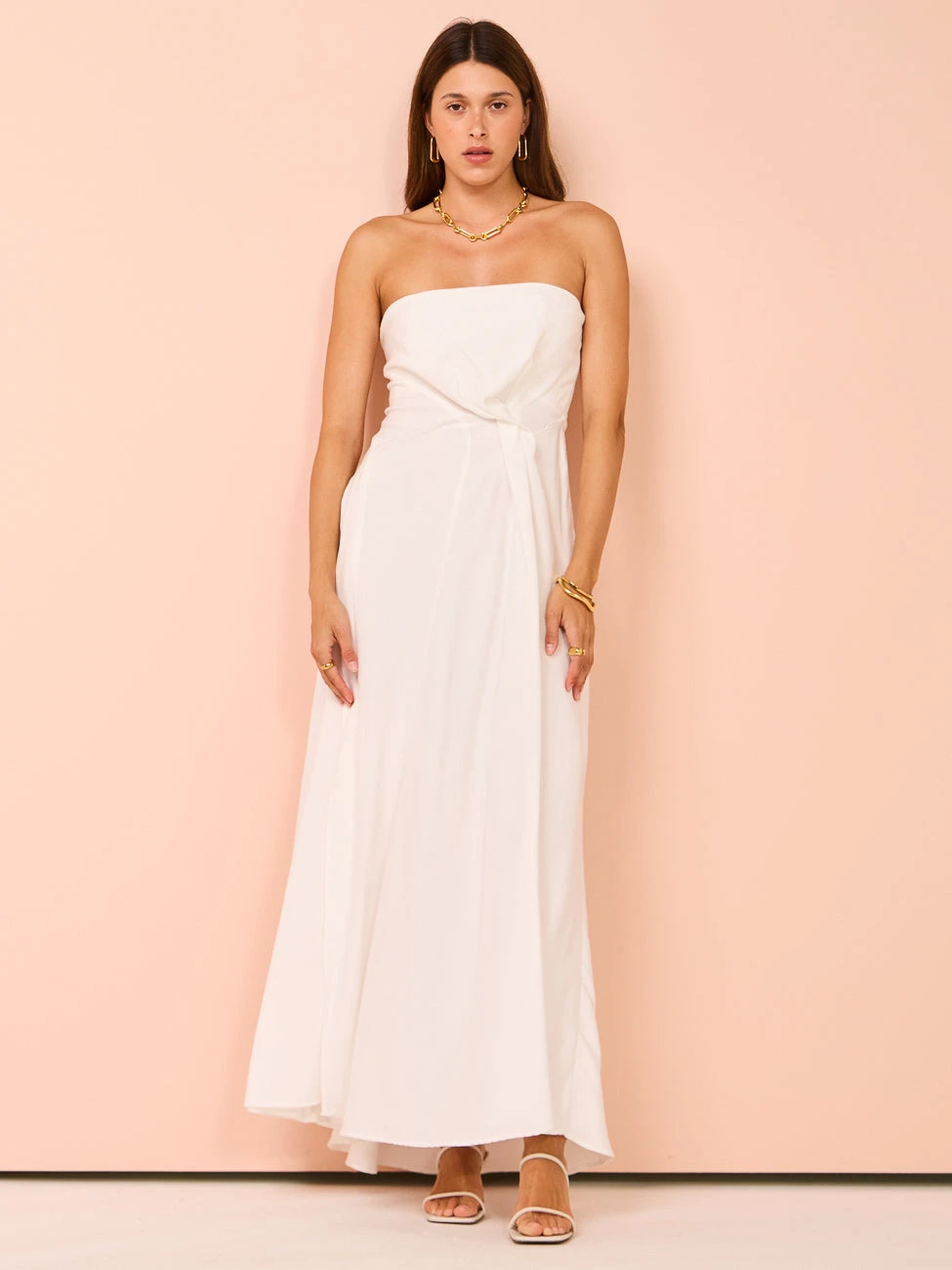 One Fell Swoop Nirvana Maxi In Runway White Matte 3 One Fell Swoop Nirvana Maxi In Runway White Matte