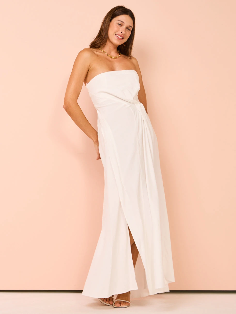 One Fell Swoop Nirvana Maxi In Runway White Matte 7 One Fell Swoop Nirvana Maxi In Runway White Matte - Image 5