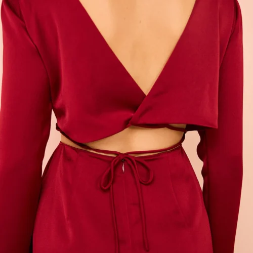 One Fell Swoop Ritual Maxi In Black Cherry -Chic Wear Store Coco Lola OneFellSwoop RitualMaxiDress 127