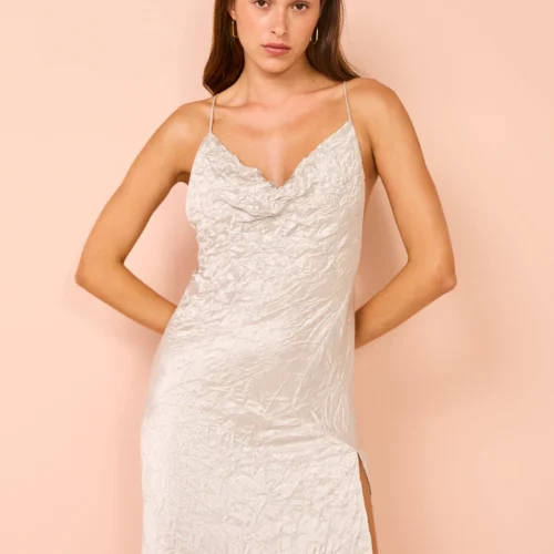 One Fell Swoop Siren Maxi In Silver Varakh -Chic Wear Store Coco Lola OneFellSwoop SirenMaxi SilverVarakh 122