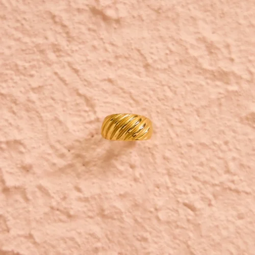 Porter Wave Croissant Ring In Gold 7 Porter Wave Croissant Ring In Gold -Chic Wear Store Coco Lola Porter WaveCroissantRing