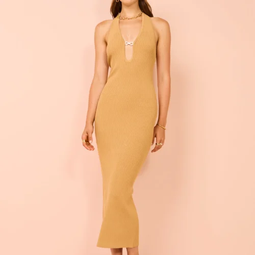 Significant Other Ellen Dress In Biscuit