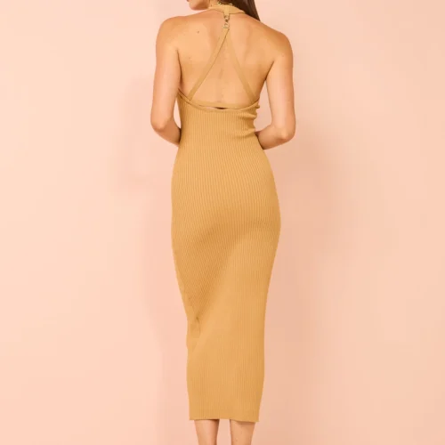 Significant Other Ellen Dress In Biscuit -Chic Wear Store Coco Lola SignificantOther EllenDress 110