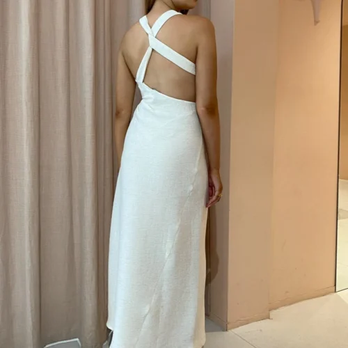 One Fell Swoop Accent Maxi Dress In Natural Linen -Chic Wear Store OneFellSwoop1 lowres 2 017b3dfc 6775 4dc9 b573 d911b29d5327