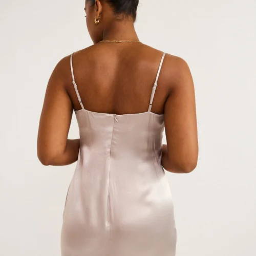 Suboo Millenia Cowl Neck Twist Strappy Maxi Dress In Gunmetal -Chic Wear Store SUBOO MilleniaMidi 34 2 lowres